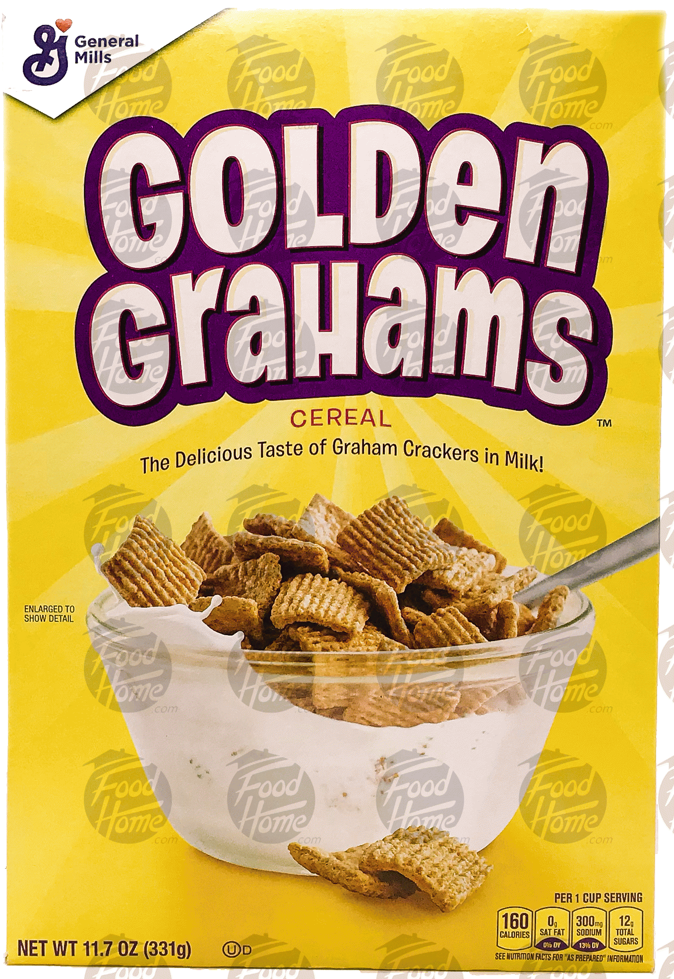 General Mills Golden Grahams graham cracker cereal, box Full-Size Picture